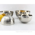Hot sale stainless steel 201 korean lunch bowl/rice bowl